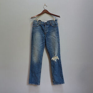 ASKK NY Project 24 Blue Denim Distressed Jeans - Size 26